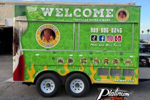Taco Food Trailer Wrap