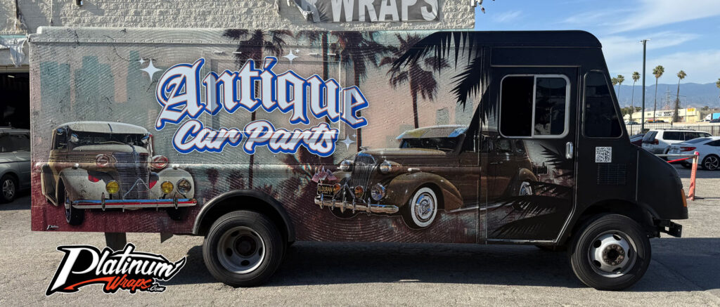 Antique Car Parts Wrap