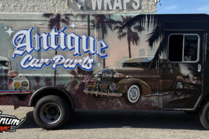 Antique Car Parts Wrap