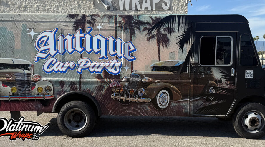 Antique Car Parts Wrap
