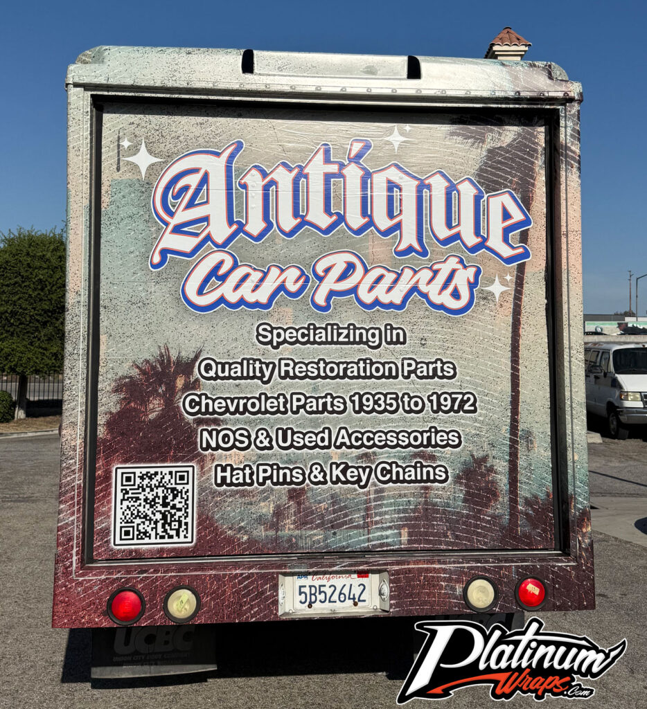 Antique Car Parts Wrap