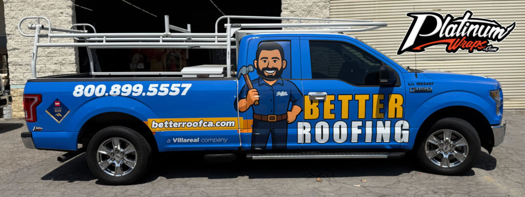 Roofing Truck Wrap