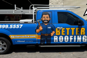 Roofing Truck Wrap