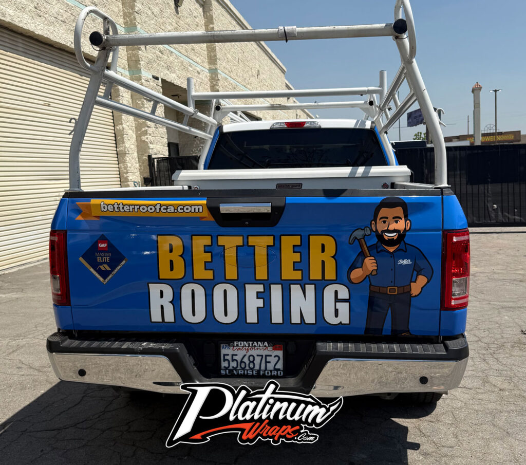 Roofing Truck Wrap