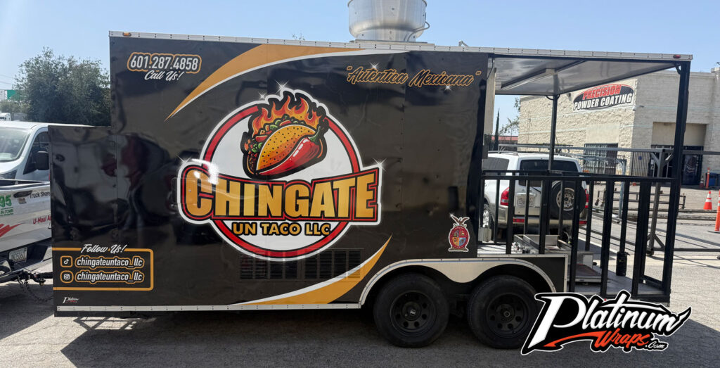 Taco Food Trailer Wrap