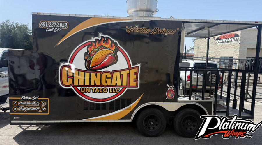 Taco Food Trailer Wrap