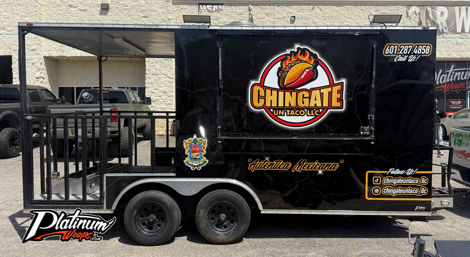 Taco Food Trailer Wrap