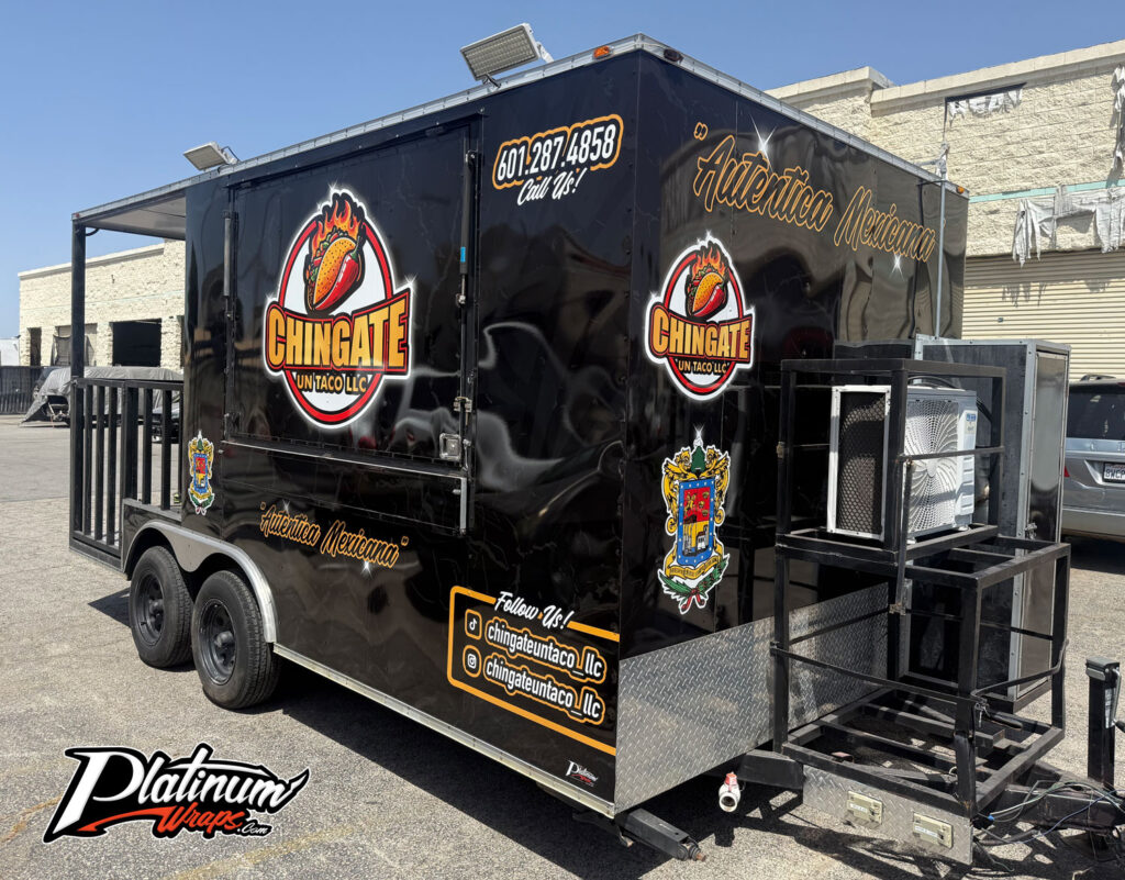 Taco Food Trailer Wrap