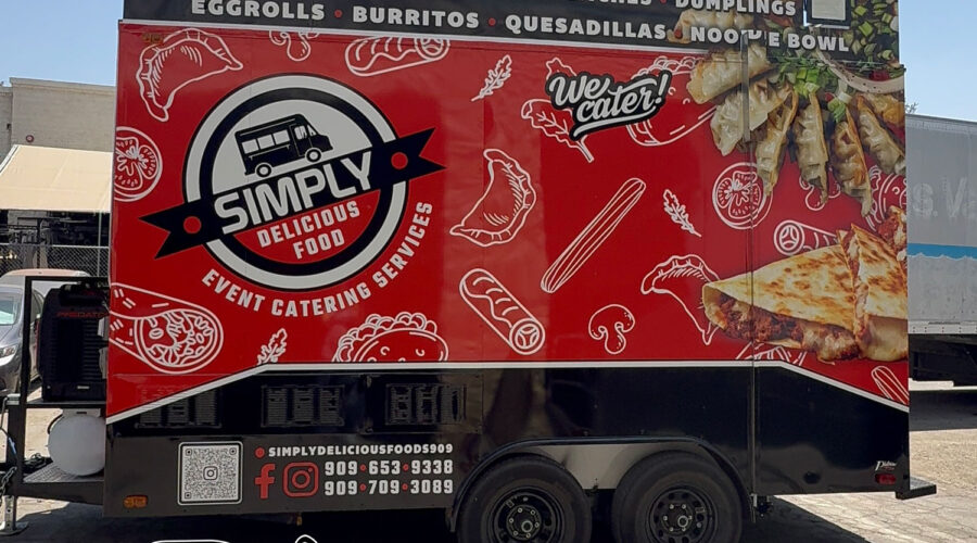 Taco Food Trailer Wrap