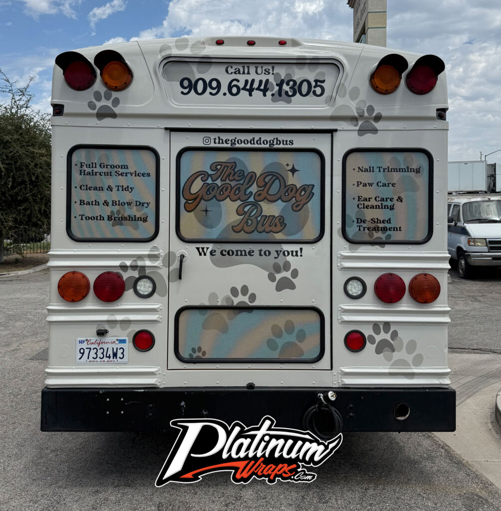 Dog Grooming Bus Wrap