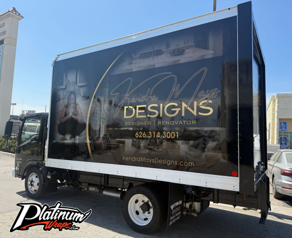 Interior Design Boxtruck Wrap