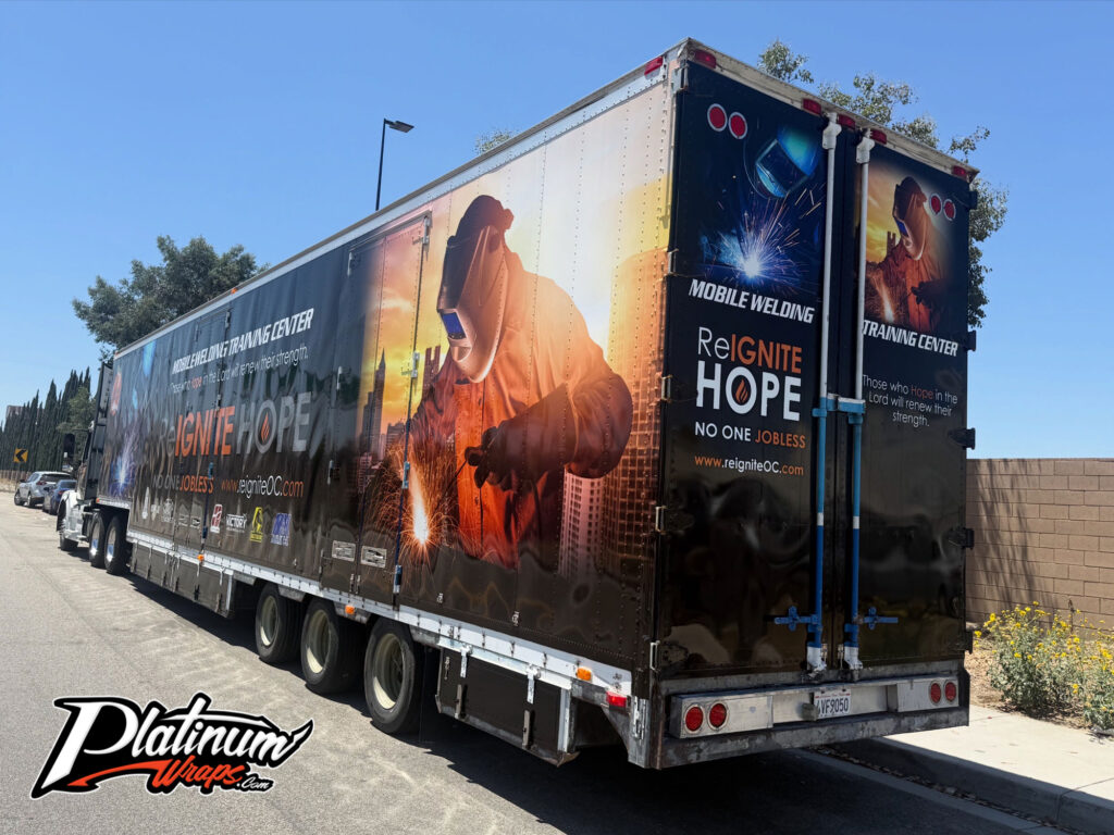 Semi Trailer Wrap