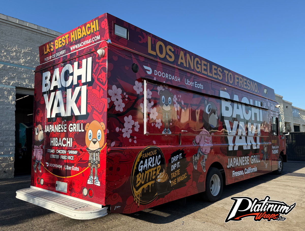 Hibachi Food Truck Wrap