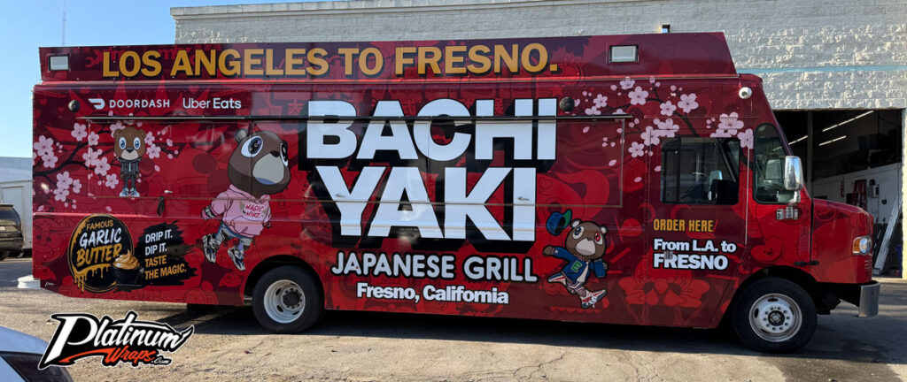 Hibachi Food Truck Wrap