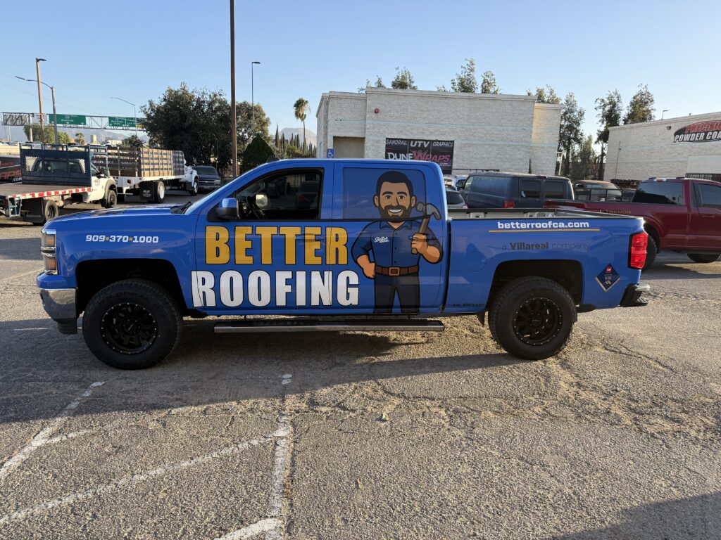 Roofing Truck Wrap