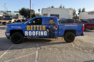 Roofing Truck Wrap
