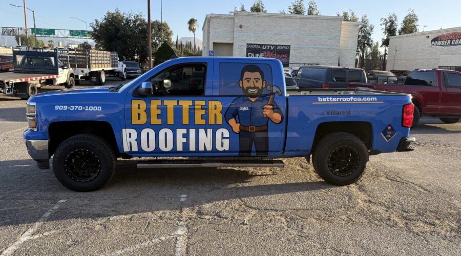 Roofing Truck Wrap