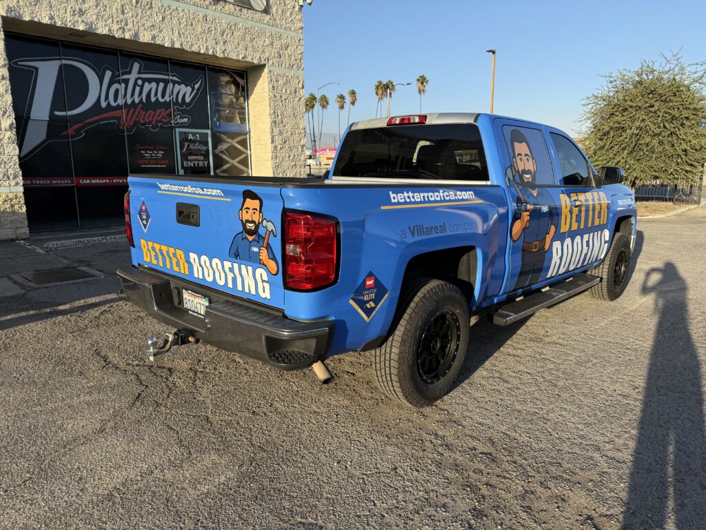 Roofing Truck Wrap